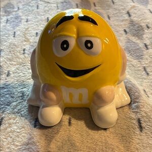 M&M'S Bright Yellow Ceramic Collectible
